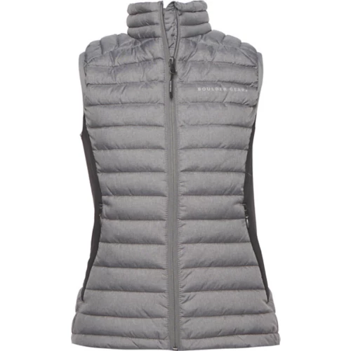 (image for) boulder gear women's puffy vest ash grey - Click Image to Close